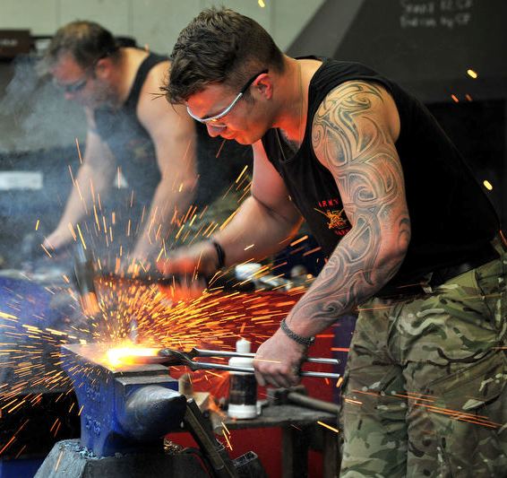 Smoking Hot Household Cavalry Host World Farrier Championships